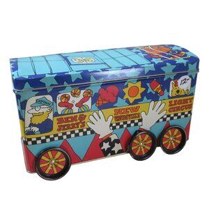 Ben & Jerry’s Ice Cream Tin Bus Vaudeville Light Circus Vintage 1990s
